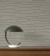 York Wallcoverings Latitude Grey Striated Wallpaper 4228-841
