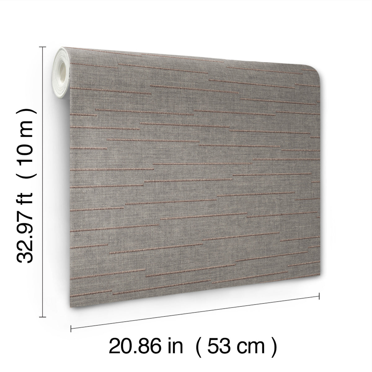York Wallcoverings Latitude Dark Grey Striated Wallpaper 422