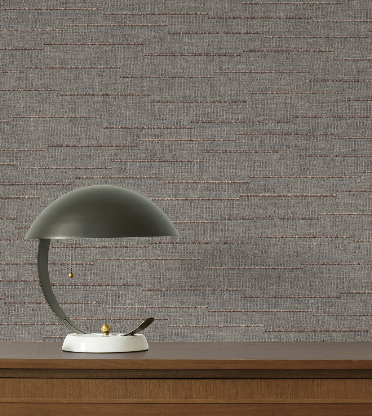 York Wallcoverings Latitude Dark Grey Striated Wallpaper 422