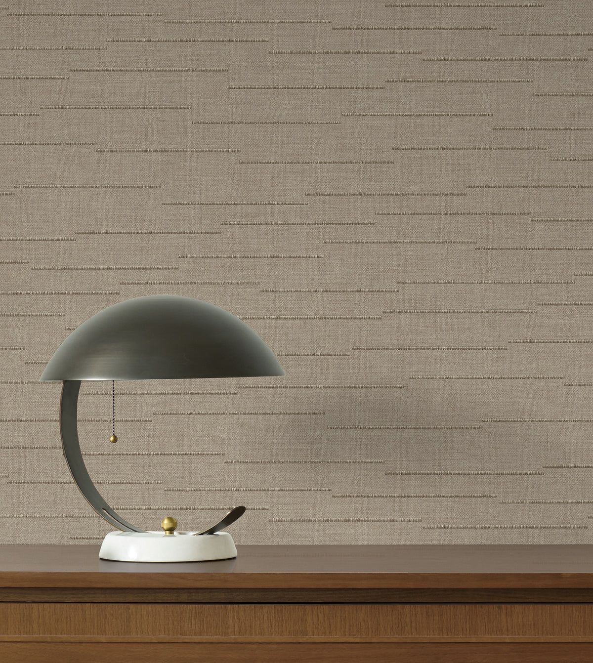 York Wallcoverings Latitude Taupe Striated Wallpaper 4228-84