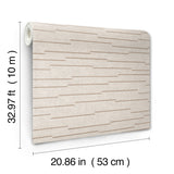 York Wallcoverings Latitude Beige Striated Wallpaper 4228-84