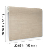 York Wallcoverings Sky Line Light Brown Textured Wallpaper 4