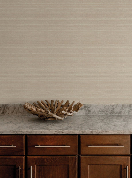 York Wallcoverings Sky Line Light Brown Textured Wallpaper 4