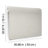 York Wallcoverings Sky Line Light Grey Textured Wallpaper 42