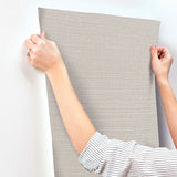 York Wallcoverings Sky Line Grey Textured Wallpaper 4228-841