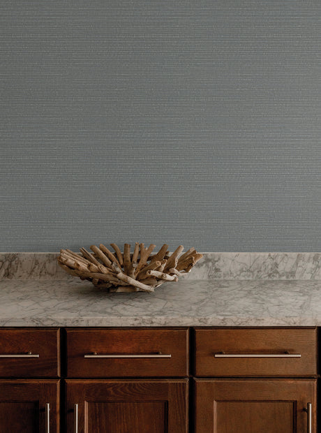 York Wallcoverings Sky Line Slate Textured Wallpaper 4228-84