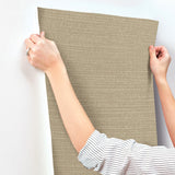 York Wallcoverings Sky Line Chestnut Textured Wallpaper 4228