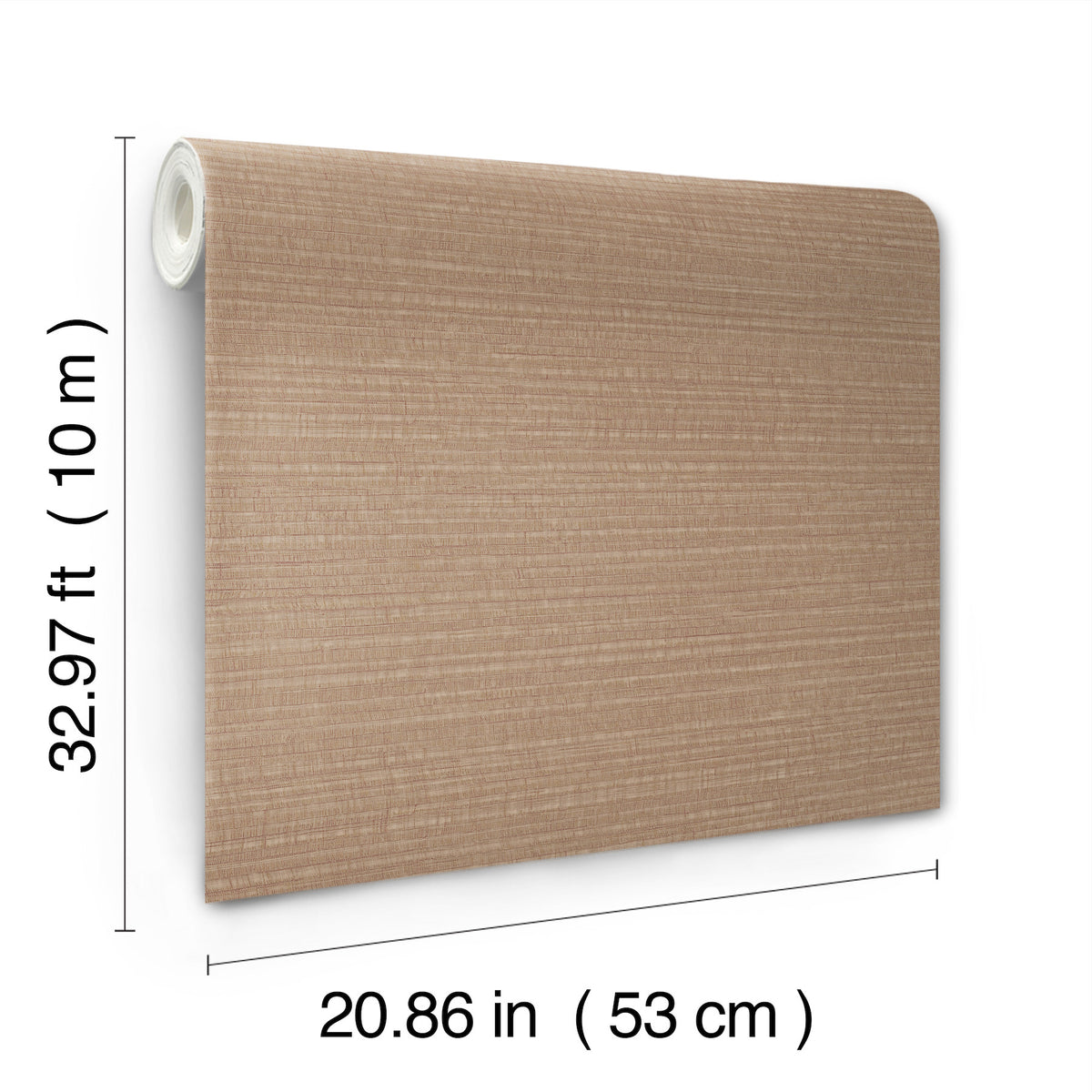 York Wallcoverings Sky Line Rust Textured Wallpaper 4228-841