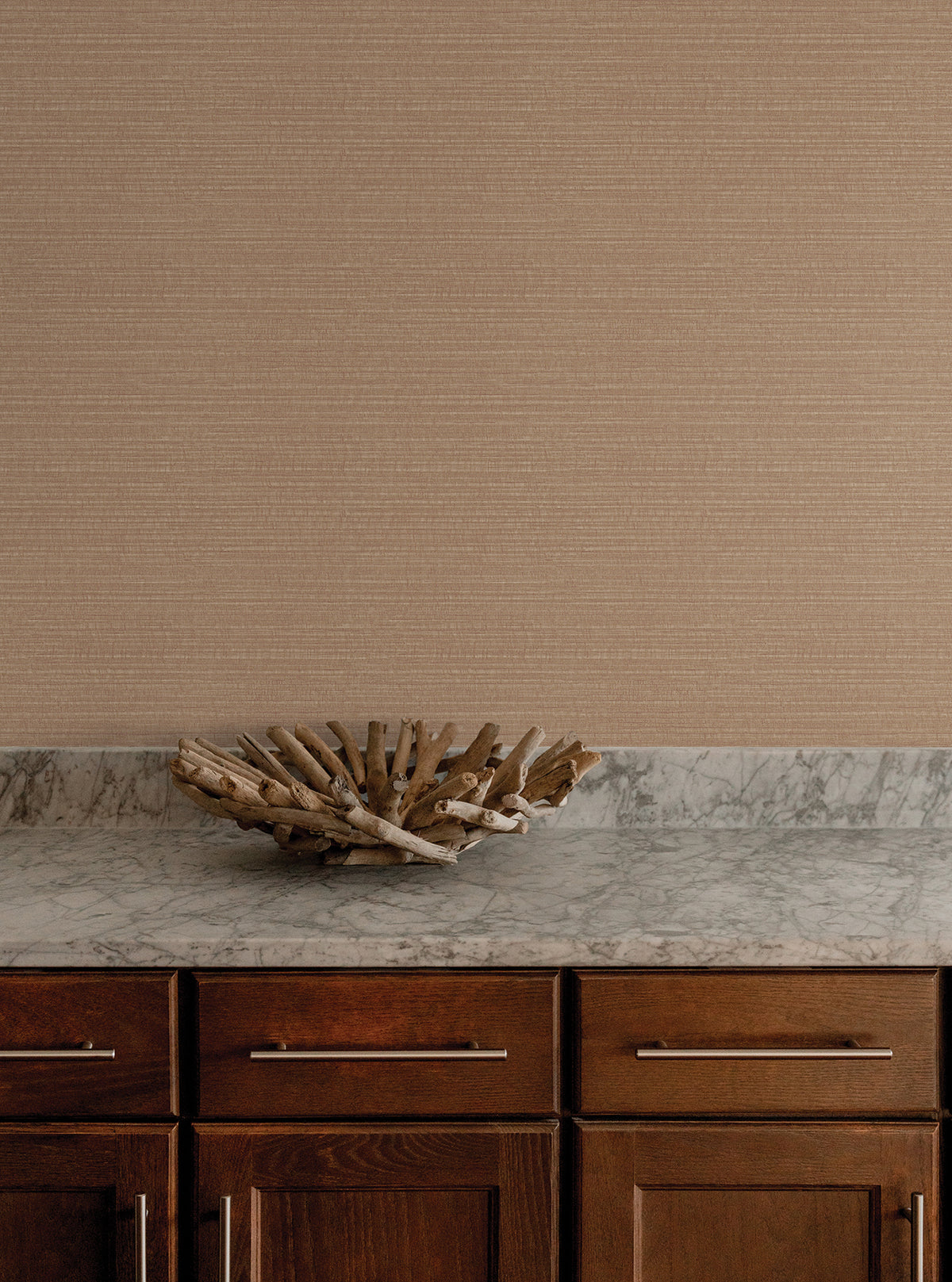 York Wallcoverings Sky Line Rust Textured Wallpaper 4228-841
