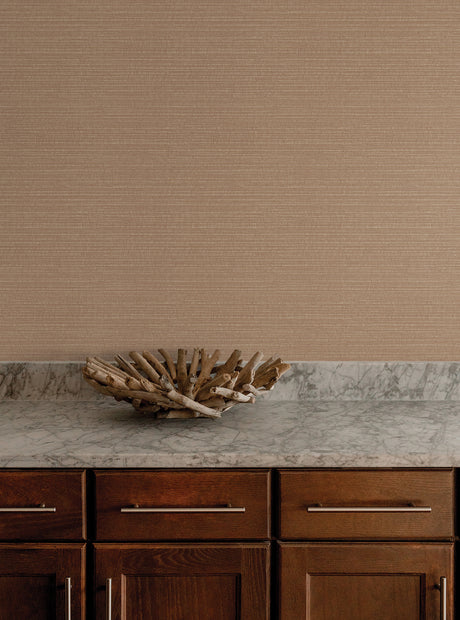 York Wallcoverings Sky Line Rust Textured Wallpaper 4228-841