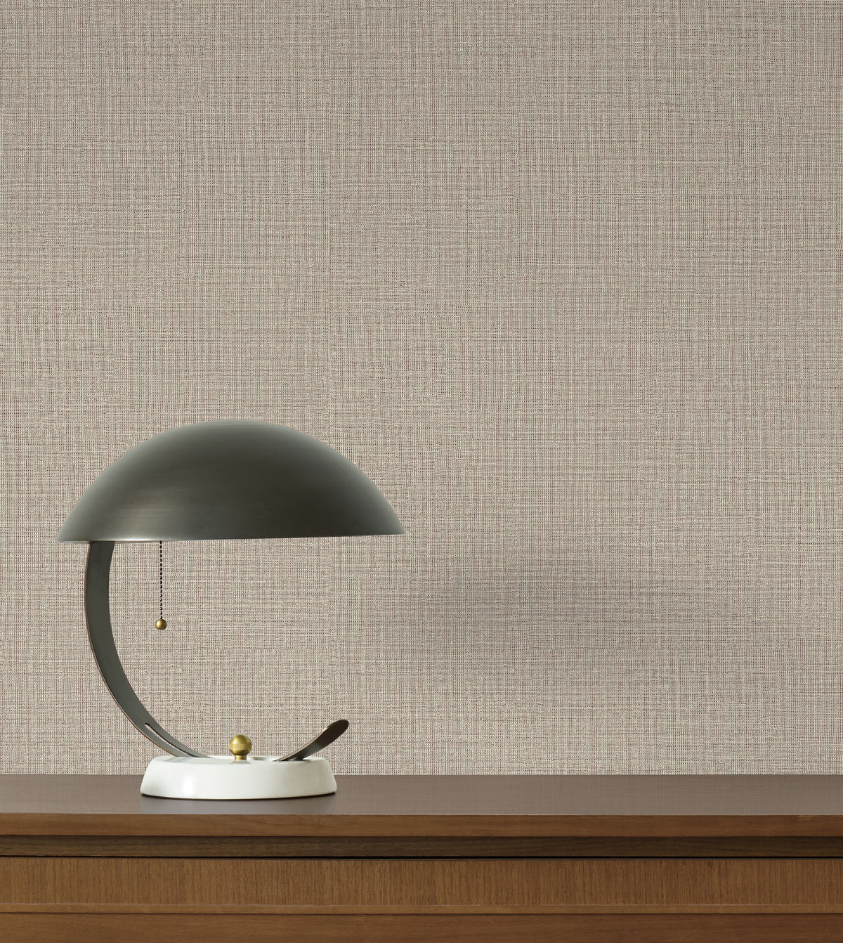 York Wallcoverings Georgette Taupe Faux Fabric Wallpaper 422