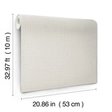 York Wallcoverings Georgette Beige Faux Fabric Wallpaper 422