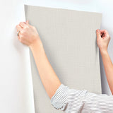 York Wallcoverings Georgette Beige Faux Fabric Wallpaper 422