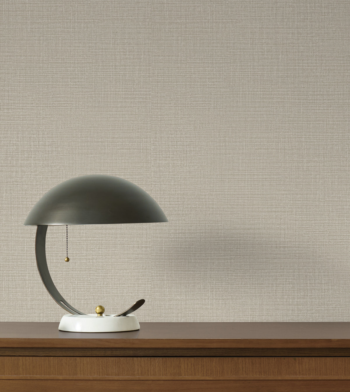 York Wallcoverings Georgette Light Brown Faux Fabric Wallpap