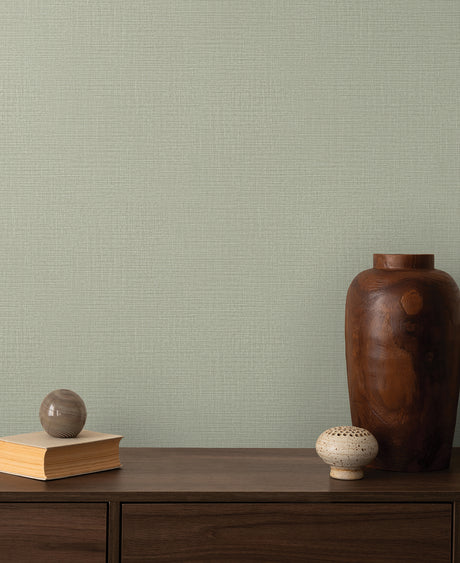 York Wallcoverings Georgette Moss Faux Fabric Wallpaper 4228