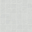 York Wallcoverings Chiseled Patchwork Grey Faux Fabric Wallp