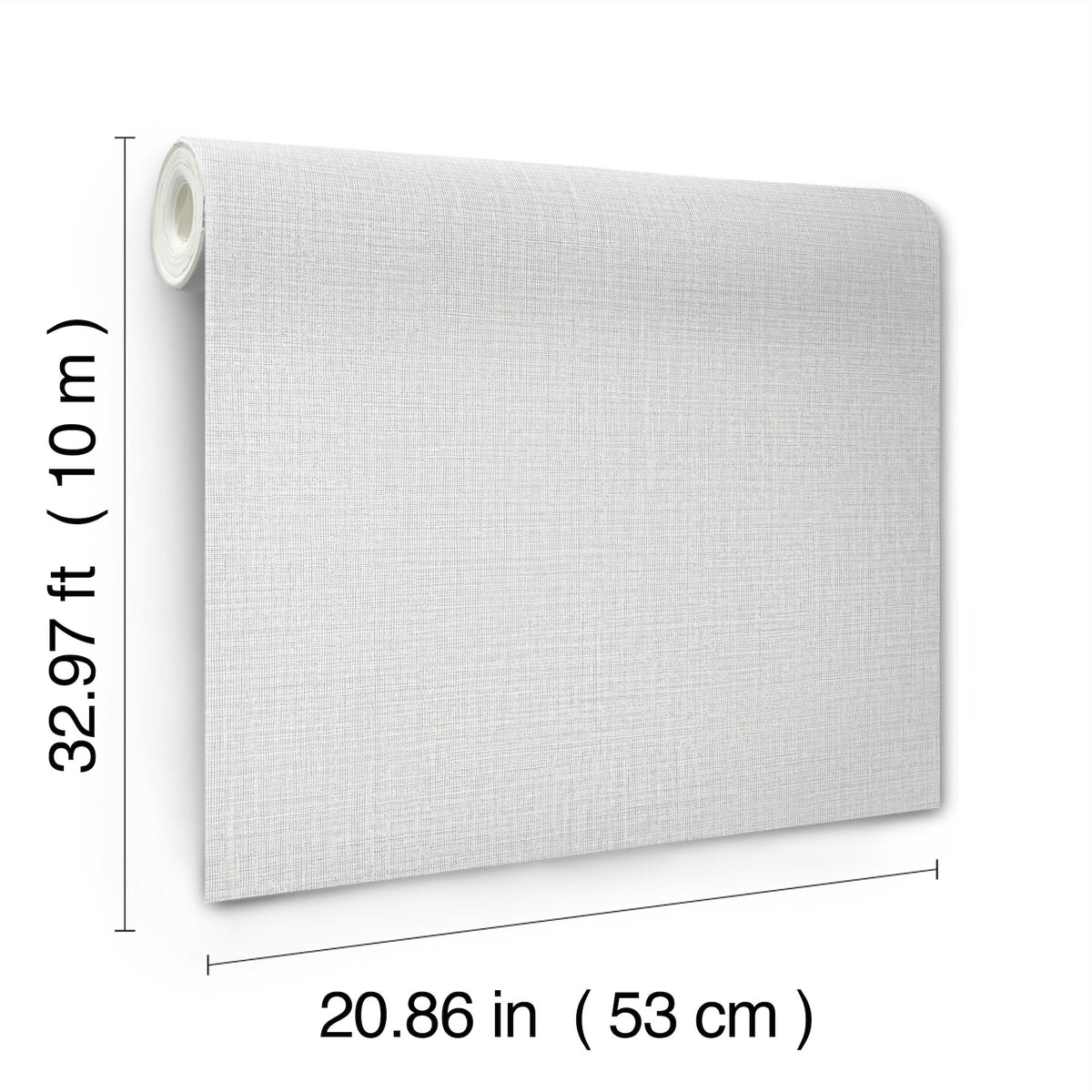 York Wallcoverings Georgette Light Grey Faux Fabric Wallpape