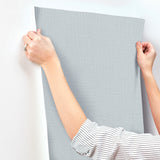 York Wallcoverings Georgette Stone Faux Fabric Wallpaper 422