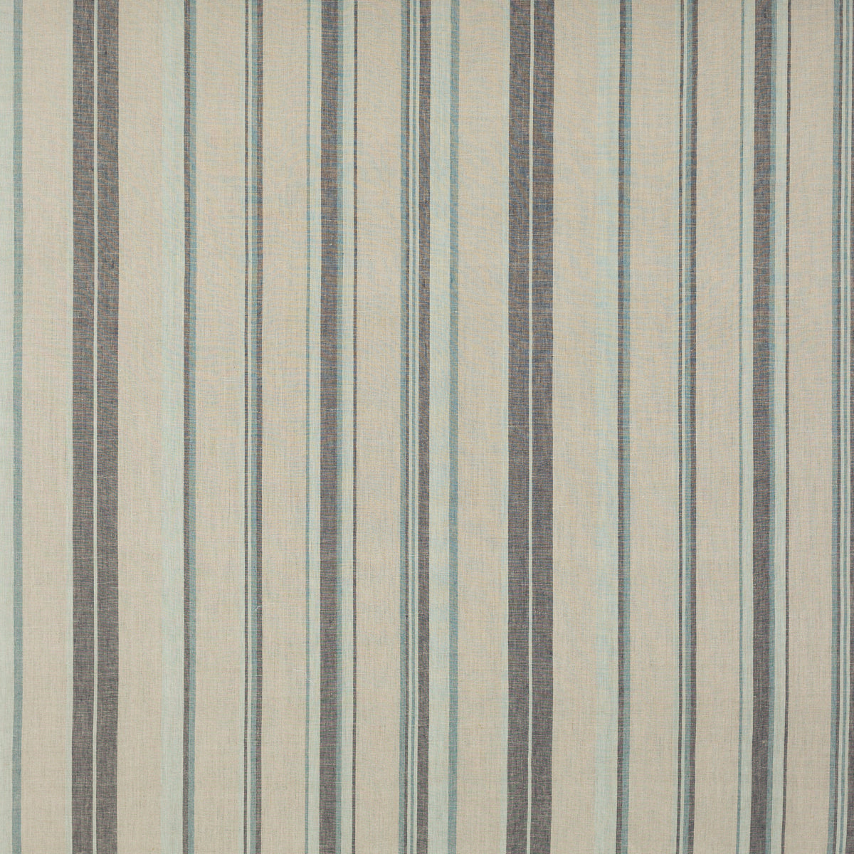 Schumacher 425P02 RIVIERA STRIPE in FOG Fabric - RAOUL TEXTI