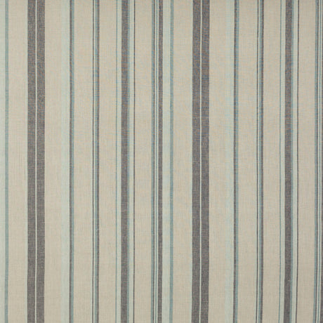 Schumacher 425P02 RIVIERA STRIPE in FOG Fabric - RAOUL TEXTI