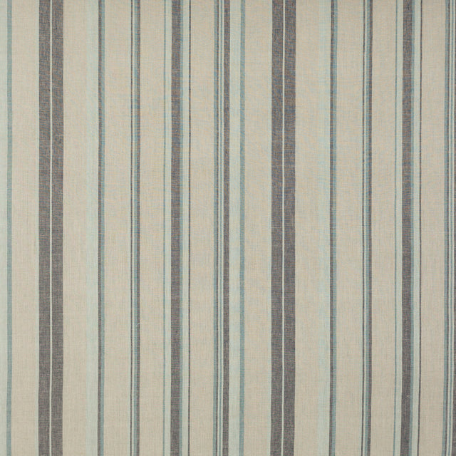 Schumacher 425P02 RIVIERA STRIPE in FOG Fabric - RAOUL TEXTI