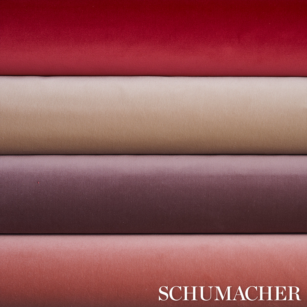 Schumacher 42780 GAINSBOROUGH VELVET in BONE Fabric - PERFEC