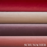 Schumacher 42780 GAINSBOROUGH VELVET in BONE Fabric - PERFEC
