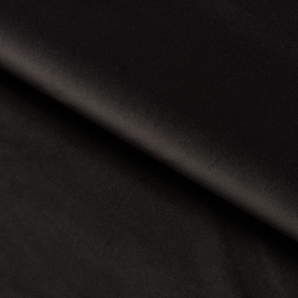 Schumacher 42822 GAINSBOROUGH VELVET in CHARCOAL Fabric - PE