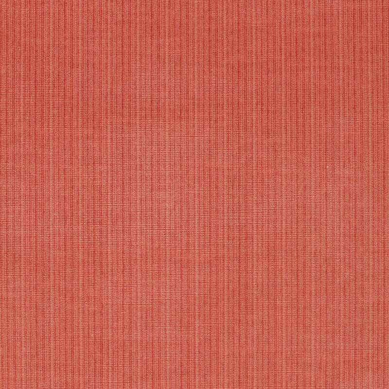 Schumacher Antique Strie Velvet Coral Fabric