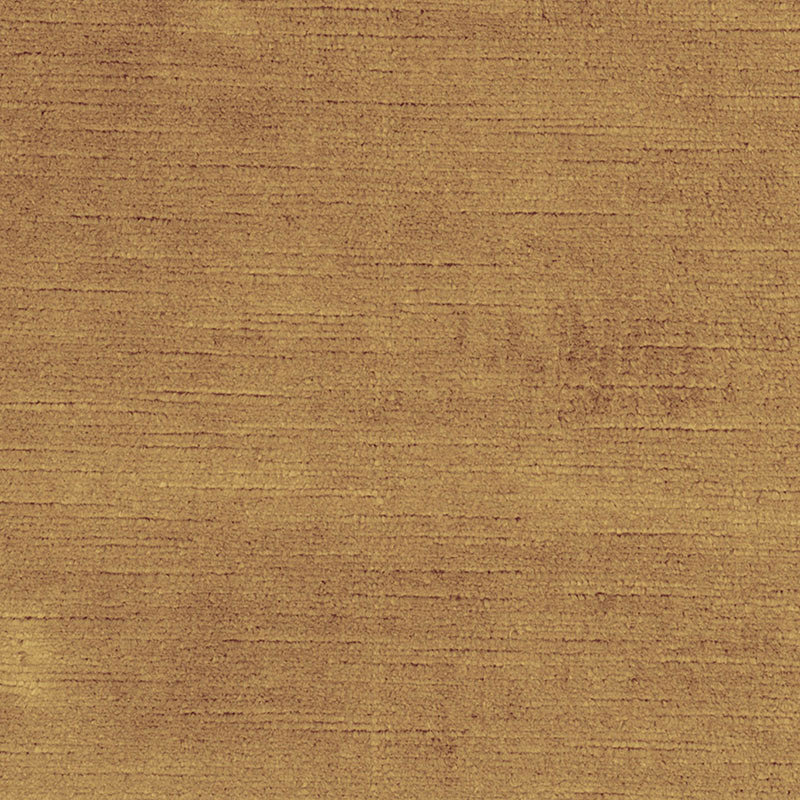 Schumacher 43133 ANTIQUE LINEN VELVET in CARAMEL Fabric - PE