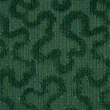 Schumacher Vermicelli Velvet Emerald Fabric - Eade's Wallpaper