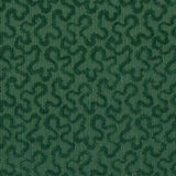 Schumacher Vermicelli Velvet Emerald Fabric - Eade's Wallpaper