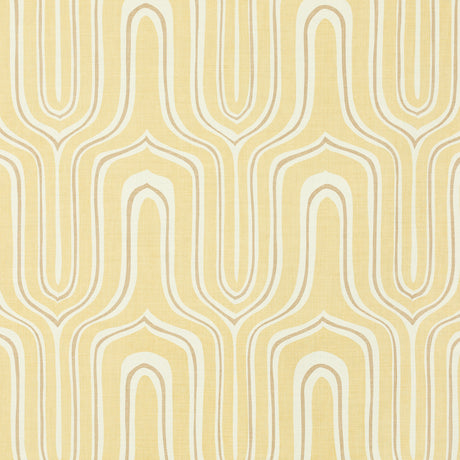 Schumacher 435V78 NIGEL in MAIZE Fabric - RAOUL TEXTILES