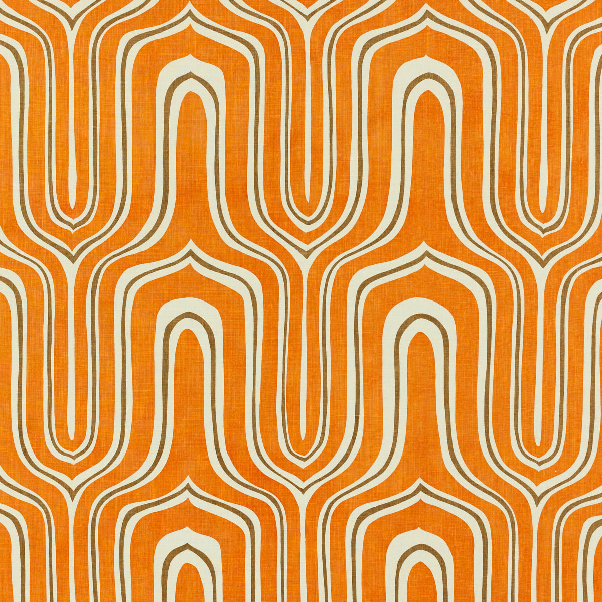 Schumacher 435V87 NIGEL in CAYENNE Fabric - RAOUL TEXTILES