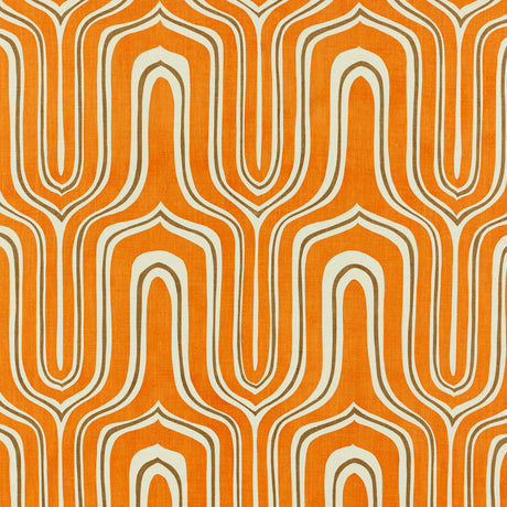 Schumacher 435V87 NIGEL in CAYENNE Fabric - RAOUL TEXTILES