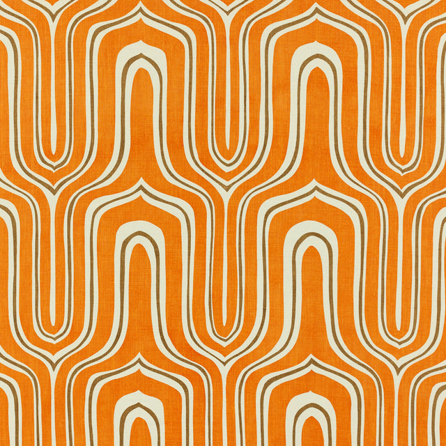 Schumacher 435V87 NIGEL in CAYENNE Fabric - RAOUL TEXTILES