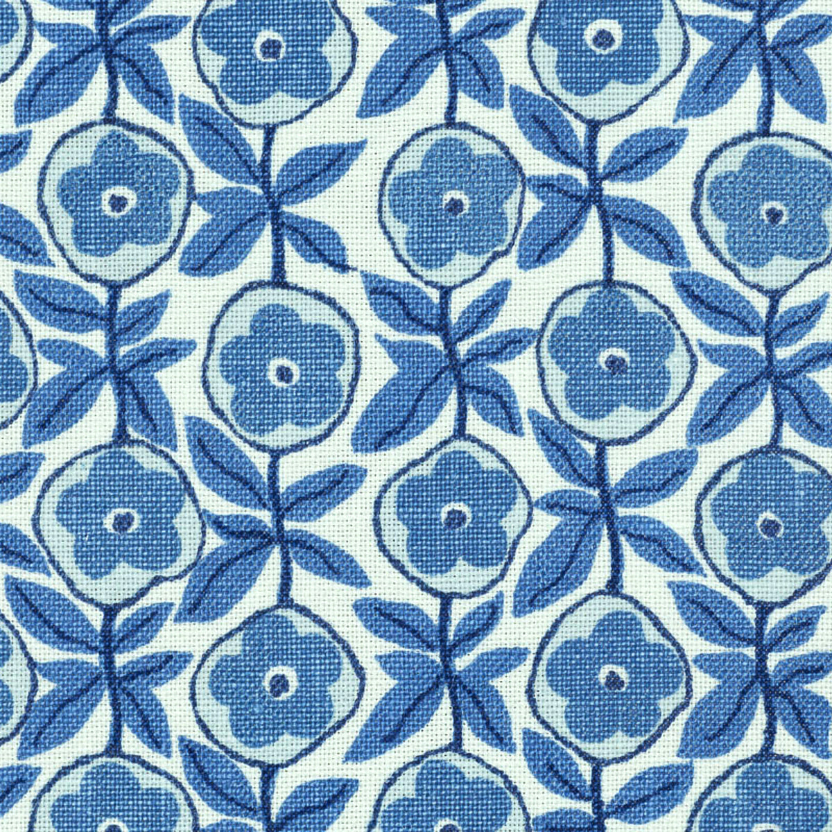 Schumacher 440B39 OSCAR in DELFT Fabric - RAOUL TEXTILES