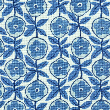 Schumacher 440B39 OSCAR in DELFT Fabric - RAOUL TEXTILES