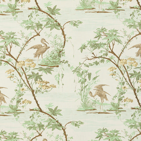 Schumacher 442V06 BAYOU in MOSS Fabric - RAOUL TEXTILES