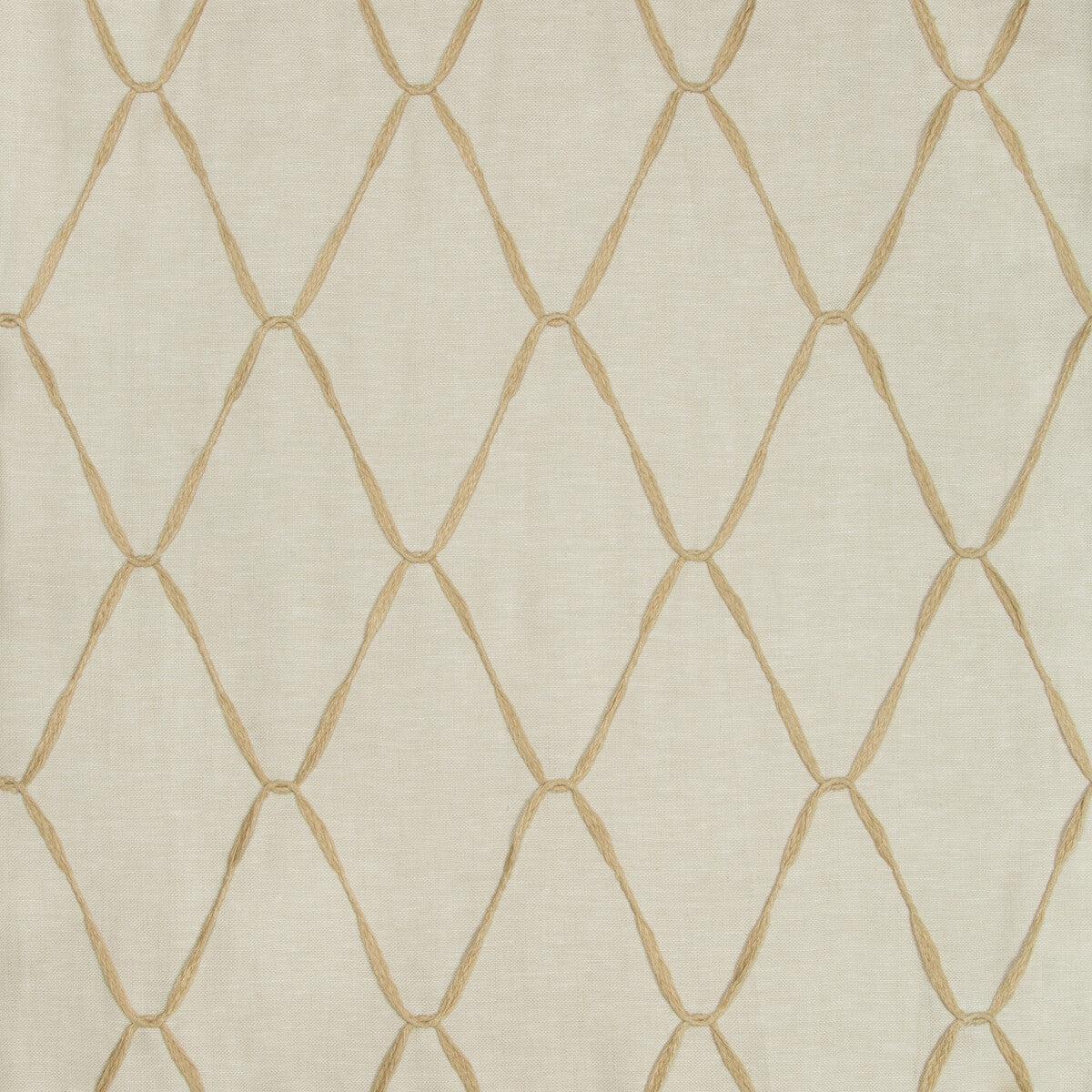 KRAVET COUTURE 4476.16.0 LOOPED RIBBONS LINEN Fabric