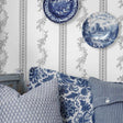 Schumacher 4508 DROTTNINGHOLM in GREY Wallpaper - BORÃ…STAPE