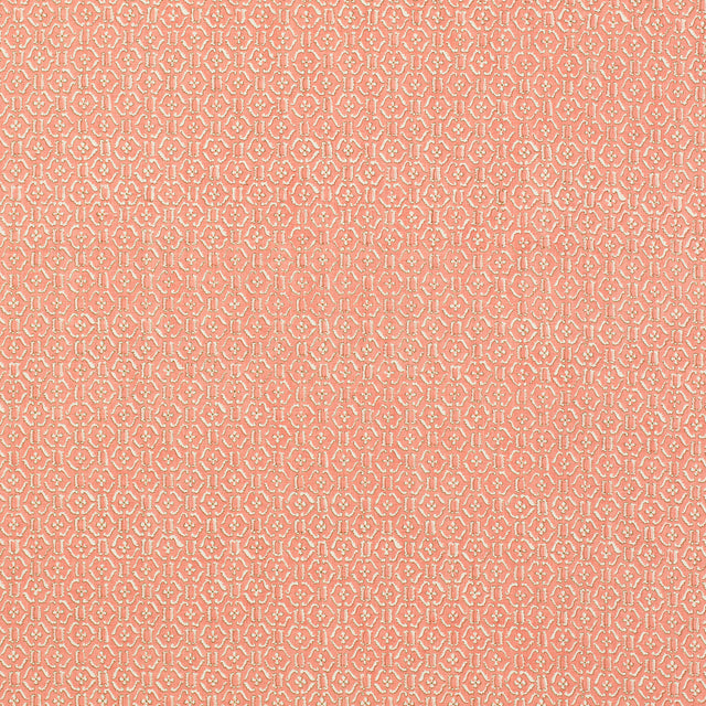 Schumacher 452V77 REMY in CORAL Fabric - RAOUL TEXTILES