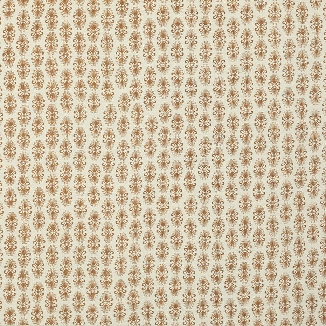 Schumacher 457V62 PEACOCK BY RAOUL in TOBACCO Fabric - RAOUL