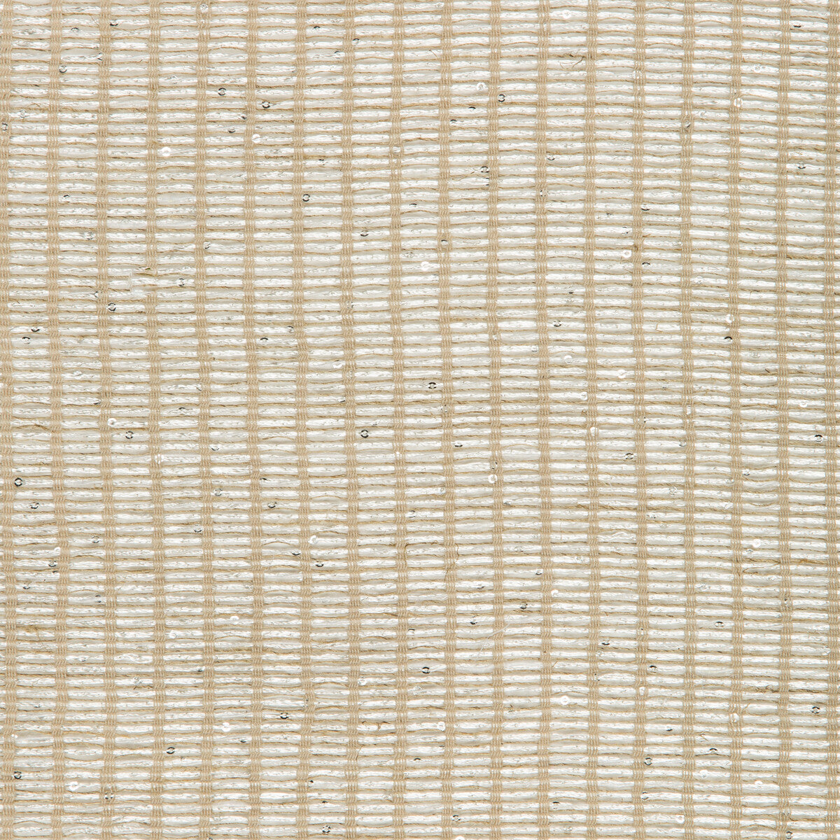 KRAVET COUTURE 4620.16.0 LENO SHINE LINEN/SILVER Fabric