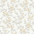 Schumacher 4713 FOREST BERRIES in OCHRE AND IVORY Wallpaper 