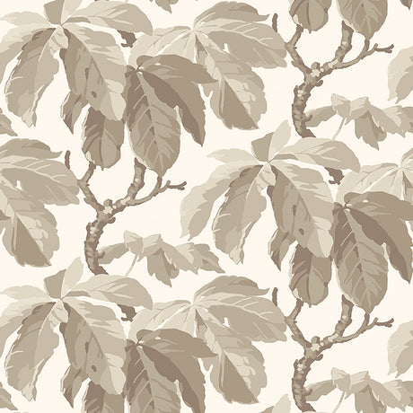 Schumacher 4840 KASTANJ in STONE Wallpaper - A COUNTRY LIFE