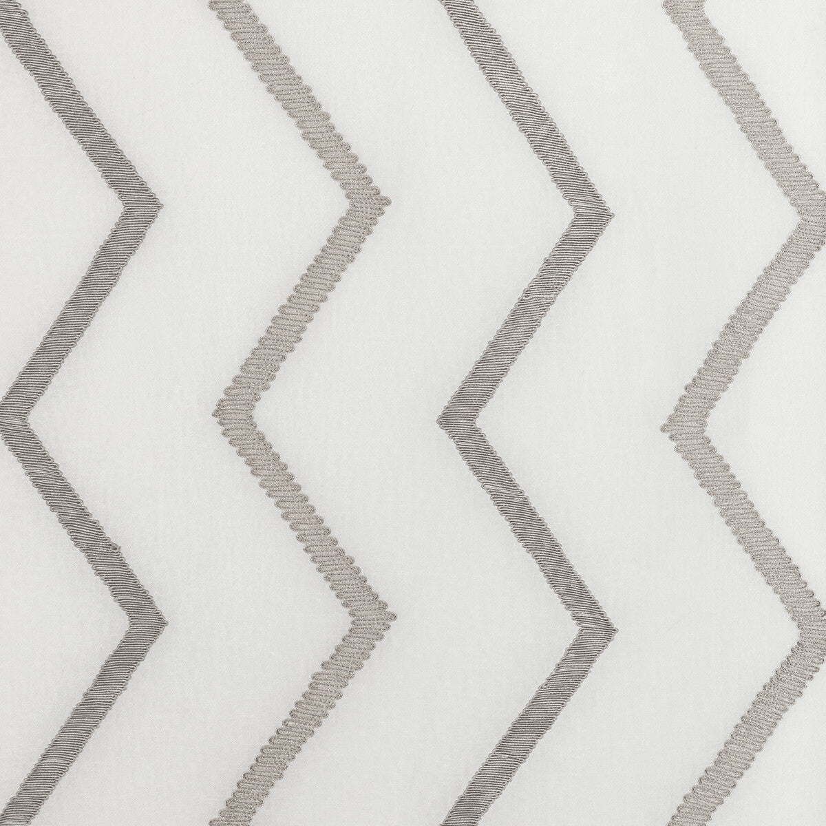 KRAVET COUTURE 4891.11.0 RIBBON POINT PLATINUM Fabric - Eade's Wallpaper