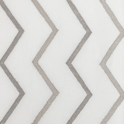 KRAVET COUTURE 4891.11.0 RIBBON POINT PLATINUM Fabric - Eade's Wallpaper