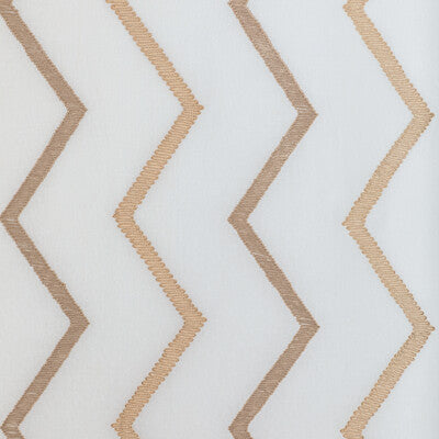 KRAVET COUTURE 4891.16.0 RIBBON POINT CHAMPAGNE Fabric - Eade's Wallpaper