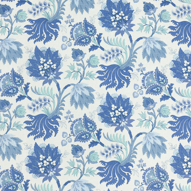 Schumacher 490B39 FLORENTINA in DELFT Fabric - RAOUL TEXTILE